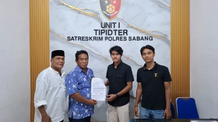 Wartawan Sabang Dituduh "Pelobi Proyek" Kasusnya Kini Sudah di Kepolisian