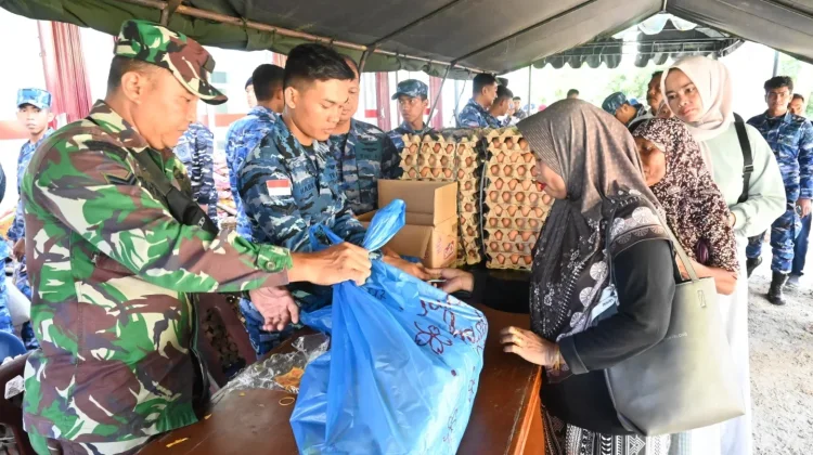 Lanud Maimun Saleh Ikuti Bazar Ramadan TNI Sambut Idul Fitri 1447 H