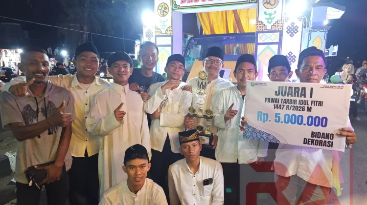 Babul Iman Juara 1 Dekorasi Takbir Idulfitri 1447 Hijriah di Sabang