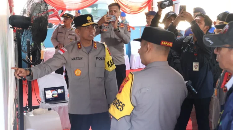 Kapolda Aceh Pantau Pengamanan Lebaran di Sabang