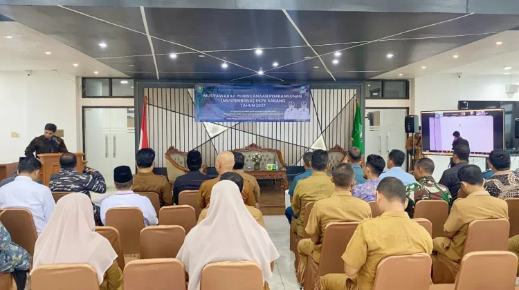 Musrenbang RKPK 2027 Sabang Perkuat Perencanaan Pembangunan