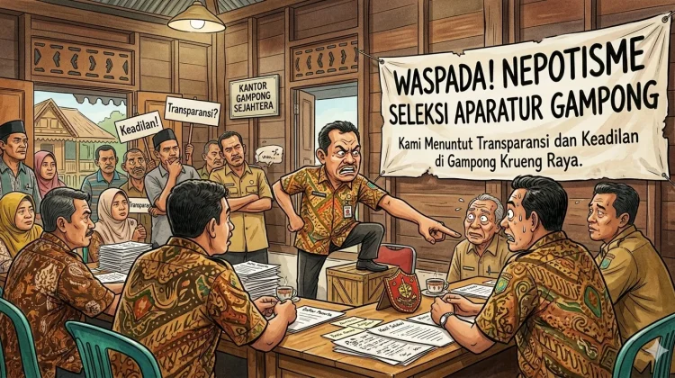 Proses Seleksi Aparatur Gampong Krueng Raya Dituding Nepotisme