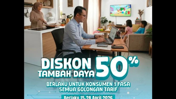 PLN Permudah Pelanggan, Tambah Daya Diskon hingga 50 Persen