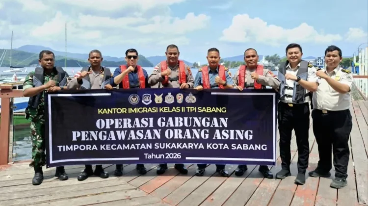 Polsek Sukakarya Perkuat Sinergi Timpora Awasi Aktivitas Orang Asing di Sabang