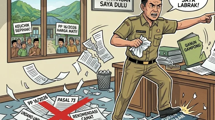 Diduga Langgar PP 16/2026, Keputusan Keuchik Krueng Raya Disorot