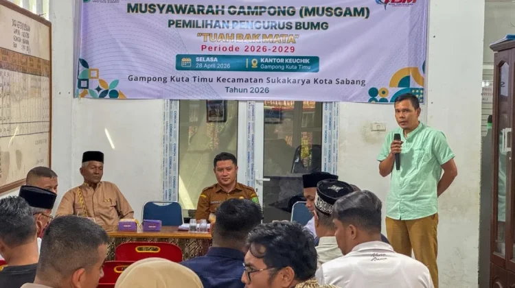 Musyawarah Desa di Sabang Perkuat Tata Kelola BUMG