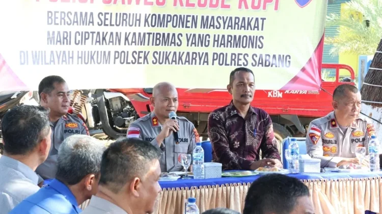 Saweu Keude Kupi, Kapolres Sabang Tampung Aspirasi Warga Kuta Barat