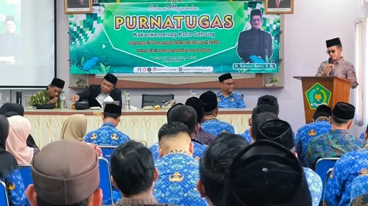 Purnatugas di Sabang, Samsul Bahri Wariskan Sederet Program Strategis