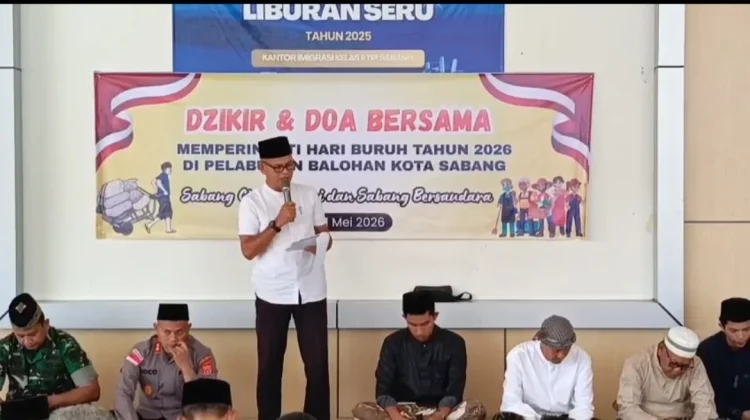Hari Buruh, Pemko Sabang Tegaskan Komitmen Sejahterakan Pekerja