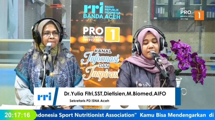 ISNA Aceh Tekankan Pentingnya Gizi Tepat untuk Tingkatkan Prestasi Atlet