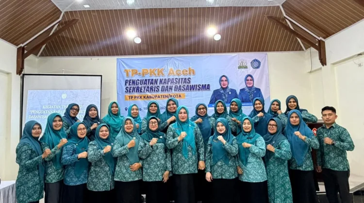 Penguatan Dasawisma, PKK Aceh Latih Pengurus Kabupaten Kota
