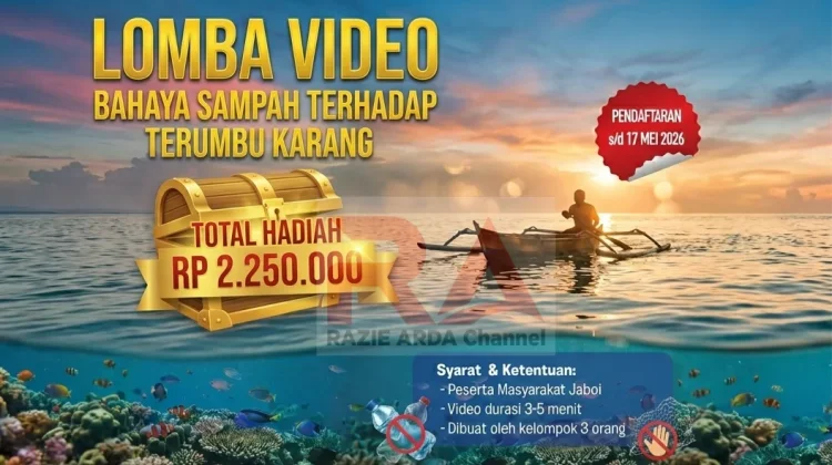 Jaboi Gelar Kompetisi Video tentang Bahaya Sampah Laut