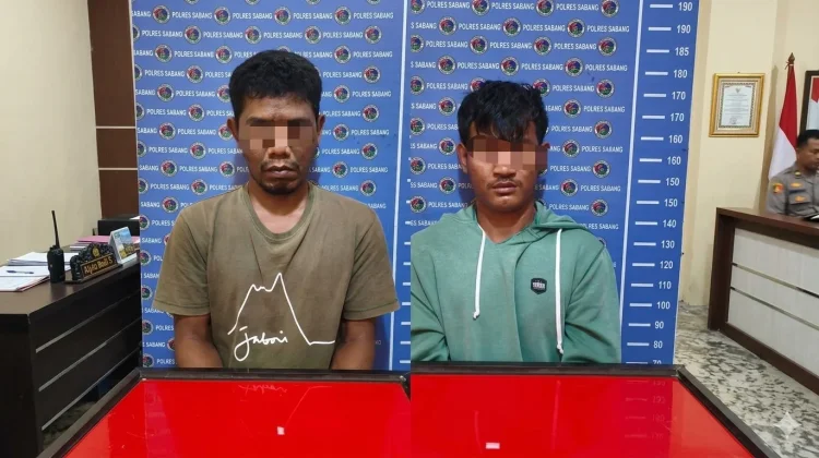 Polres Sabang Tangkap Dua Terduga Penyalahguna Sabu