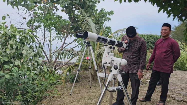 Hilal 1 Zulhijjah di Sabang Tertutup Awan Tebal