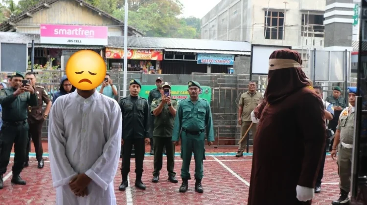 Kejari Sabang Kembali Lakukan Uqubat Cambuk