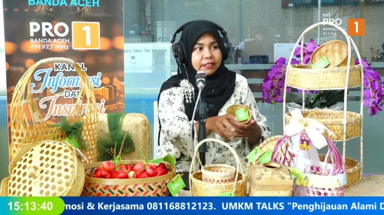 UMKM Anyaman Bambu Aceh Bertahan lewat Inovasi Digital