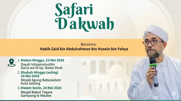 Ulama Yaman Hadir di Sabang, Jamaah Diajak Ramaikan Dakwah