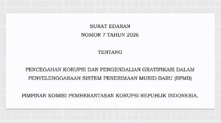 KPK Larang Pungutan Liar dan Titipan Siswa dalam SPMB 2026