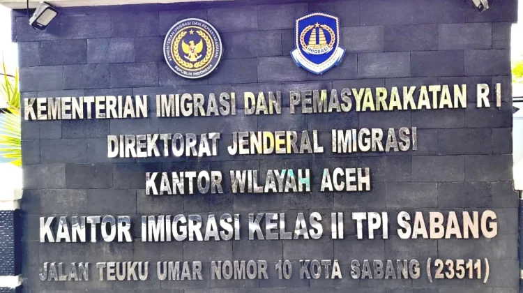 Imigrasi Sabang Pindah ke Kantor sementara Mulai 15 Juni