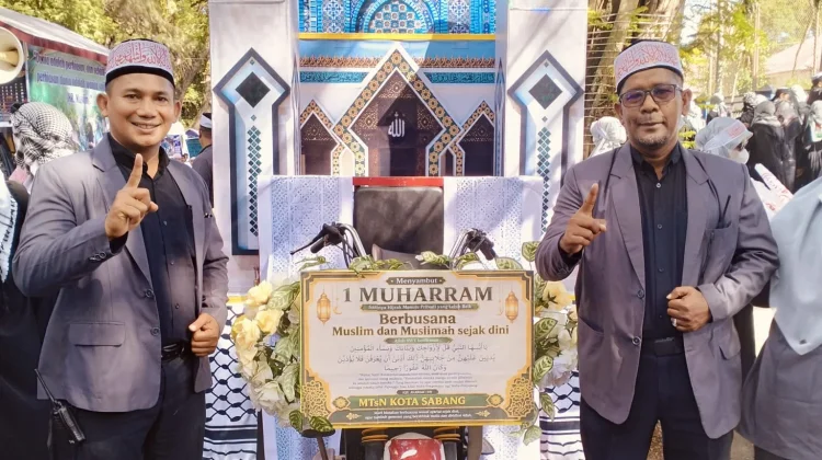 Kreasi Miniatur Masjid Agung Babussalam bawa MTsN Sabang kembali Raih Juara