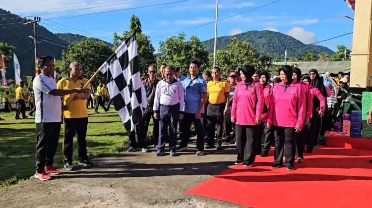 HUT Bhayangkara ke-80, Polres Sabang Gelar Olahraga Bersama