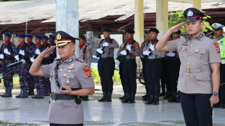 Peringati Hari Bhayangkara Ke-80, Polres Sabang Tabur Bunga Kenang Jasa Pahlawan