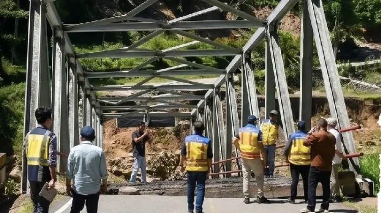BPJN Aceh Pastikan Jembatan Enang-Enang Tetap Dibuka, Kendaraan Berat Dilarang