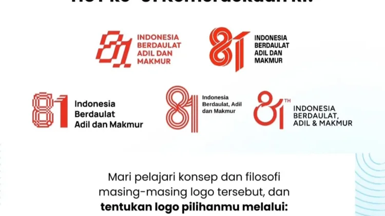 Pertama dalam Sejarah, Masyarakat Pilih Langsung Logo Resmi HUT RI ke-81