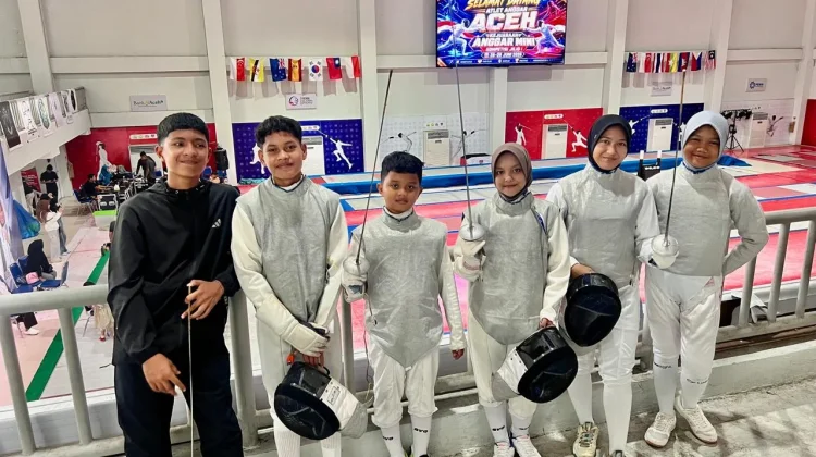 Atlet Anggar Sabang Sabet Enam Medali pada Mini Kompetisi Jilid I