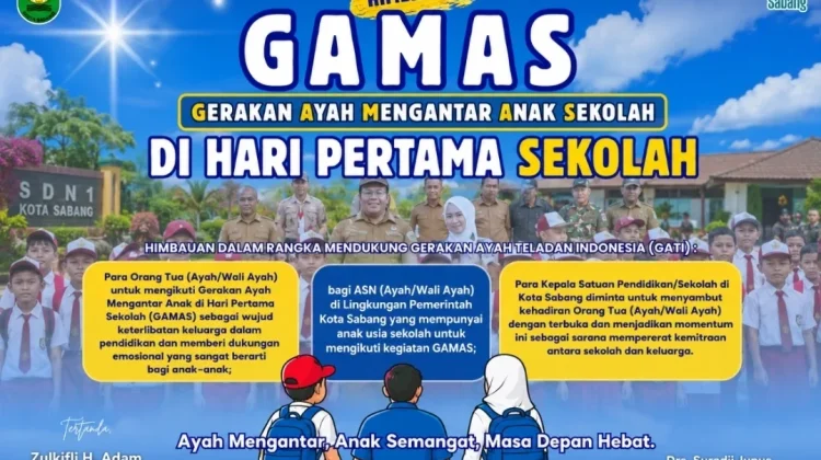 Wali Kota Imbau Orang Tua Antar Anak di Hari Pertama Sekolah