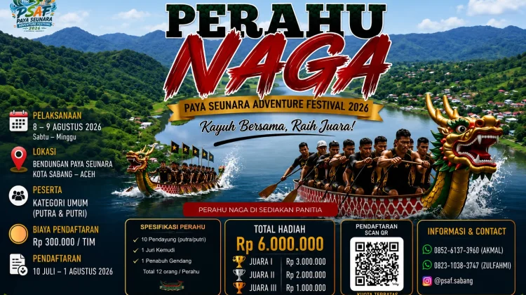 PSAF 2026 akan Menghadirkan Lomba Perahu Naga