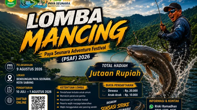 Lomba Mancing PSAF 2026 Akan Digelar 9 Agustus