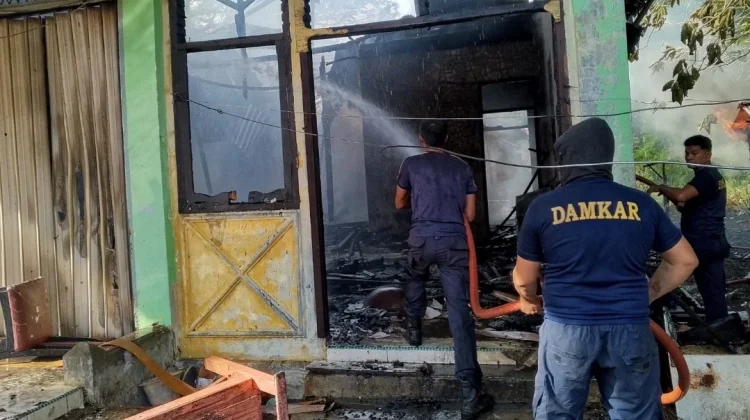 Stand Aceh Singkil di Arena Sabang Fair Terbakar