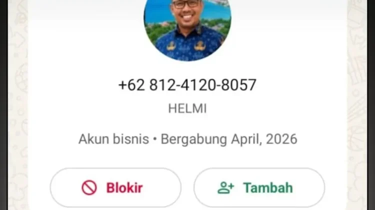 Akun Palsu Catut Nama Kepala SMA Negeri 1 Sabang yang Baru