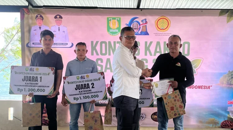 Sabang Mantapkan Posisi sebagai Penghasil Kakao Berkualitas