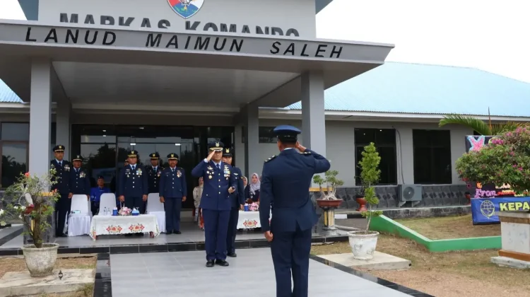 Lanud Maimun Saleh Peringati Hari Bakti TNI AU Ke-79