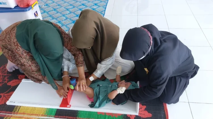 Kasus Stunting di Gampong Batee Shok Turun Menjadi Lima Anak