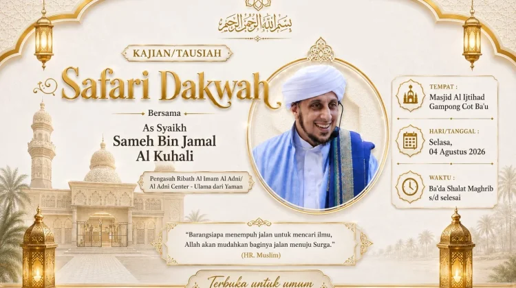 Ulama Asal Yaman Hadiri Safari Dakwah di Sabang