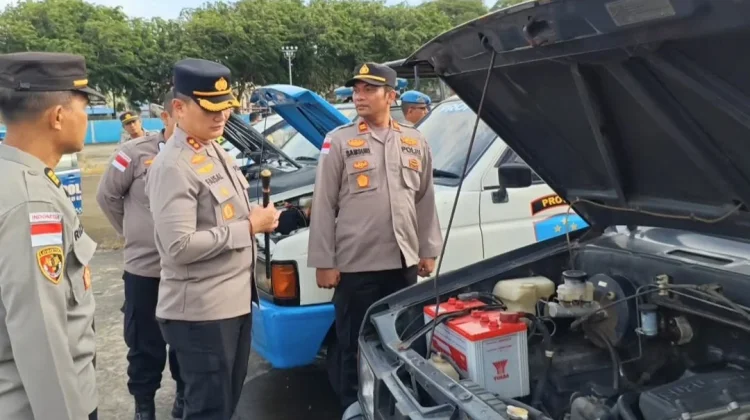 Polres Sabang Cek Kendaraan Operasional