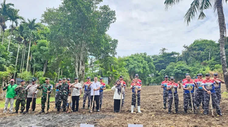 Lanal Sabang Tanam Kedelai untuk Ketahanan Pangan