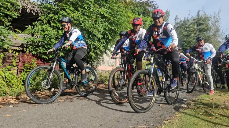 Gowes Bareng GASAK Ajak Masyarakat Sabang Hidupkan Olahraga Bersepeda