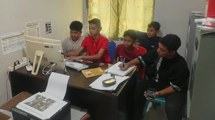 Geuchik Cot Abeuk dukung Les Komputer Gratis untuk Warga