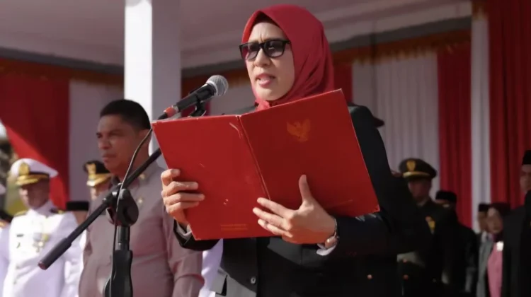 Ketua DPRK Sabang Bacakan Teks Proklamasi pada HUT ke-81 RI