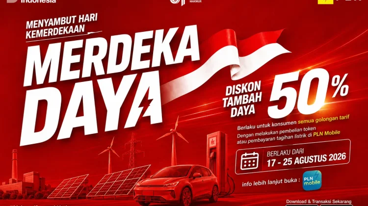 Promo Kemerdekaan PLN, Tambah Daya Listrik Diskon 50 Persen