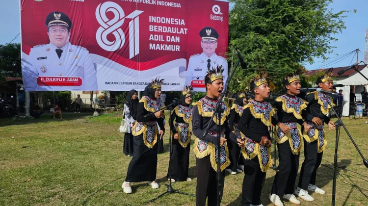 Siswa Sekolah di Sabang Hadirkan Nuansa Papua di HUT ke-81 RI