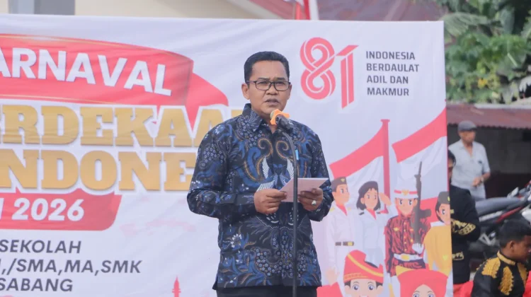 Puluhan Sekolah di Sabang Meriahkan Pawai Karnaval HUT ke-81 RI