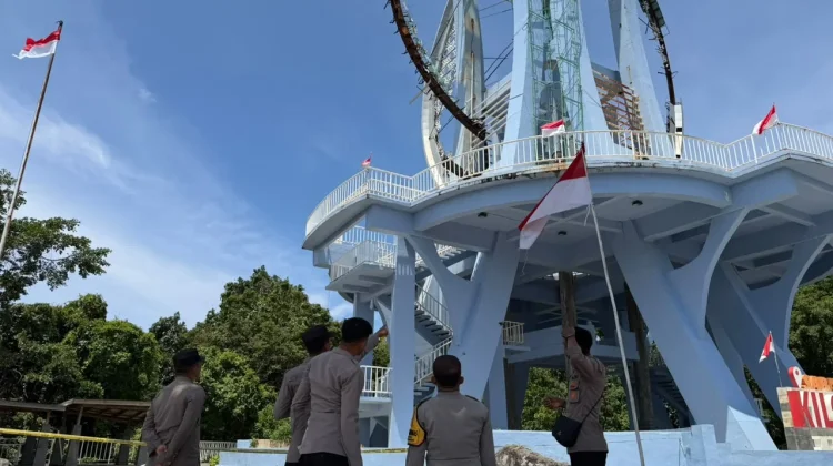 Garis Polisi Terpasang di Tugu KM 0 Sabang, Ini Alasannya