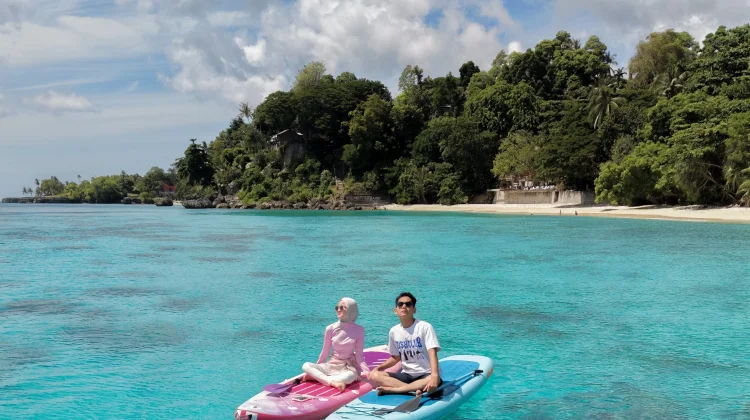 Paddle Board Masih Jadi Favorit Wisatawan dan Warga Sabang