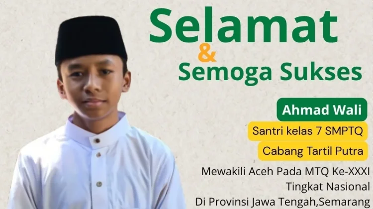 PTQ Baitussalihin Cetak Hafiz Berprestasi hingga Tingkat Nasional