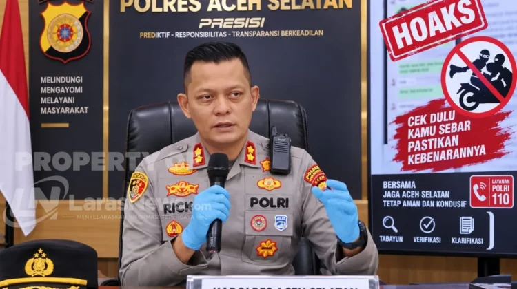 Kapolres Aceh Selatan Bantah Adanya Isu Pembegalan di Wilayahnya